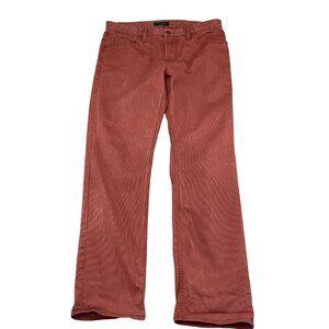 Banana Republic Pants Men 33W x 32L Rust Brown Corduroy Athletic Cotton‎ Stretch